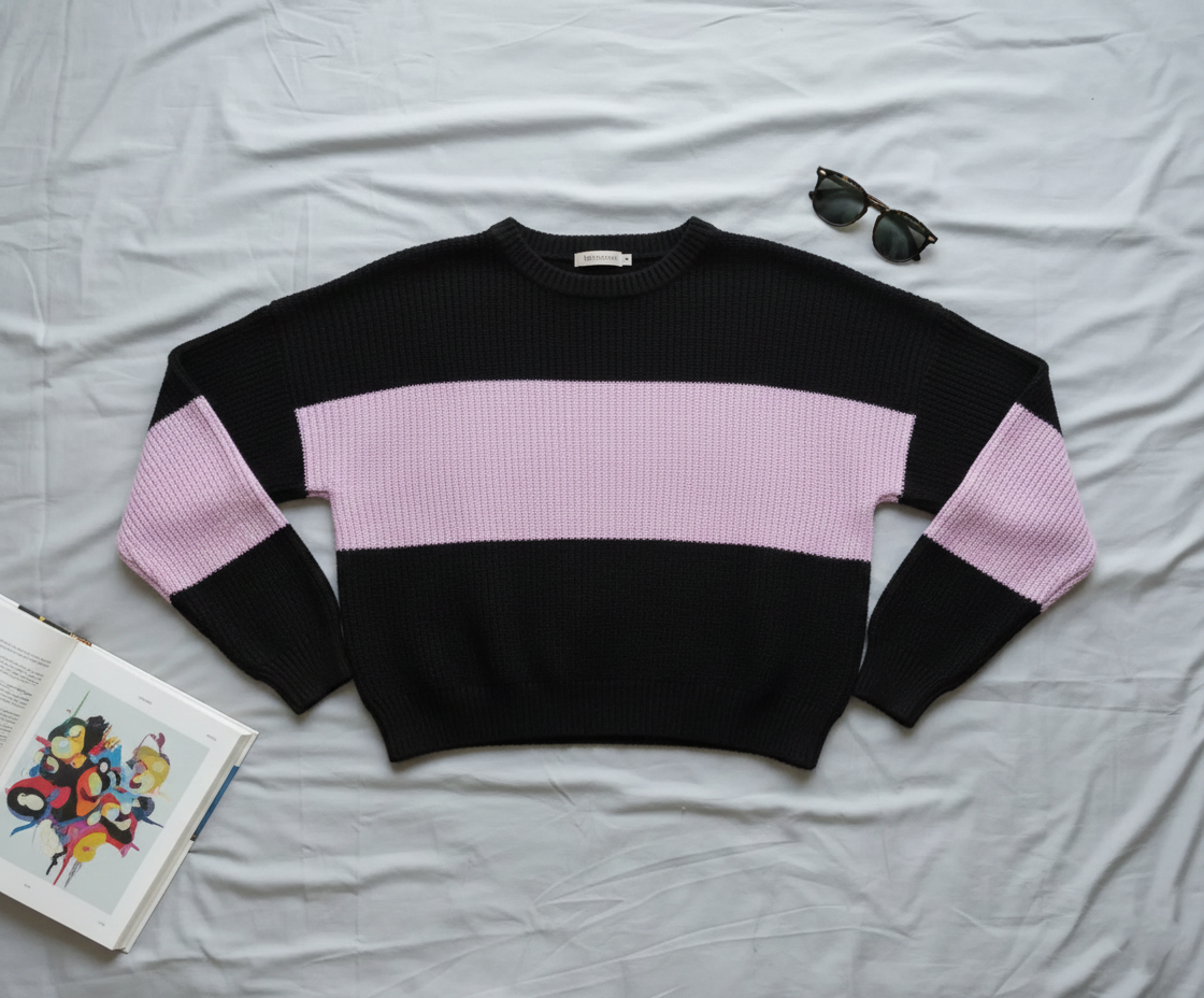 Blush Horizon Knit Sweater