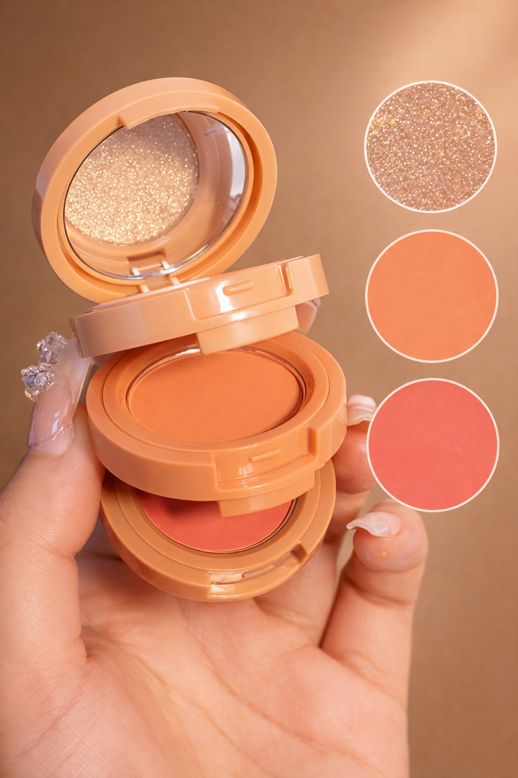 Glow Blush Trio – Peach & Coral Edition